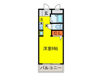 間取図 ｺﾑｽﾞﾊｳｽ千里中央