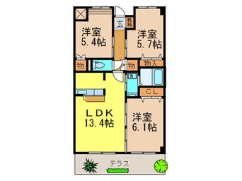 間取図 グランドバレ－