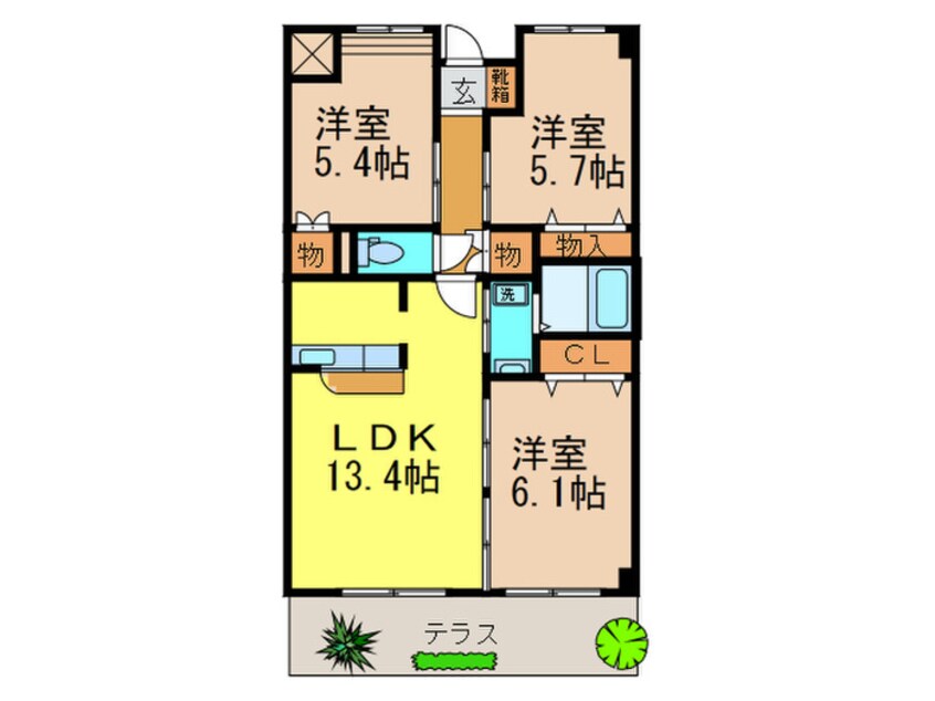 間取図 グランドバレ－