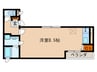 ラソ・ラ南花屋敷 1Rの間取り
