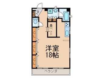 間取図 新南千里マンション(406)