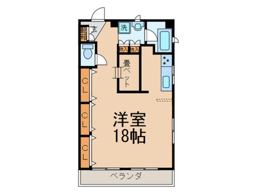 間取図 新南千里マンション(406)