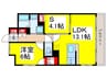 Sophia　court宿院 1LDK+Sの間取り
