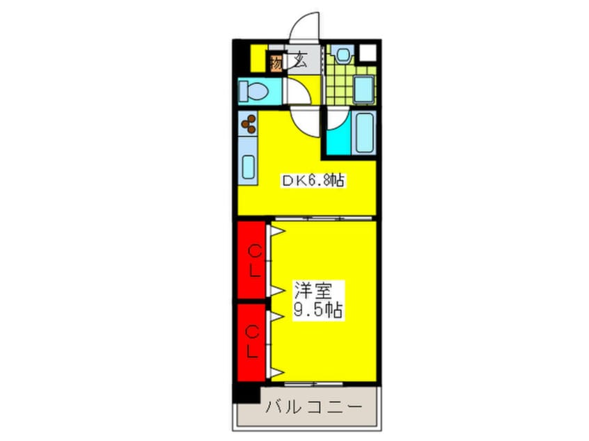間取図 レジディア城北公園通