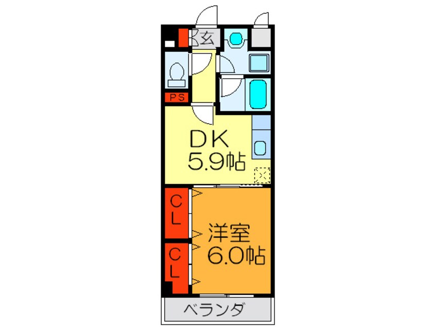 間取図 Ｖｅｎｔ　Ｖｅｒｔ