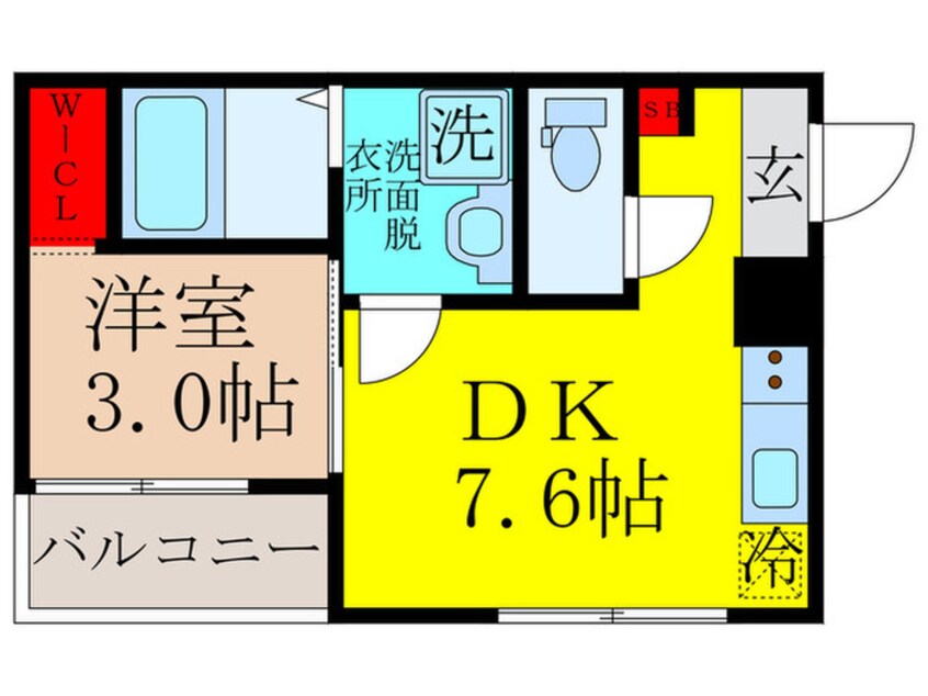 間取図 仮)ＭＯＶＥ吹田正雀