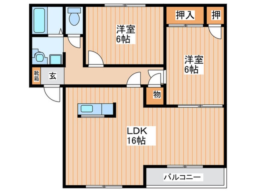 間取図 ハイム・ボナール