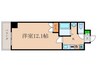 アネックス西洞院 1Kの間取り