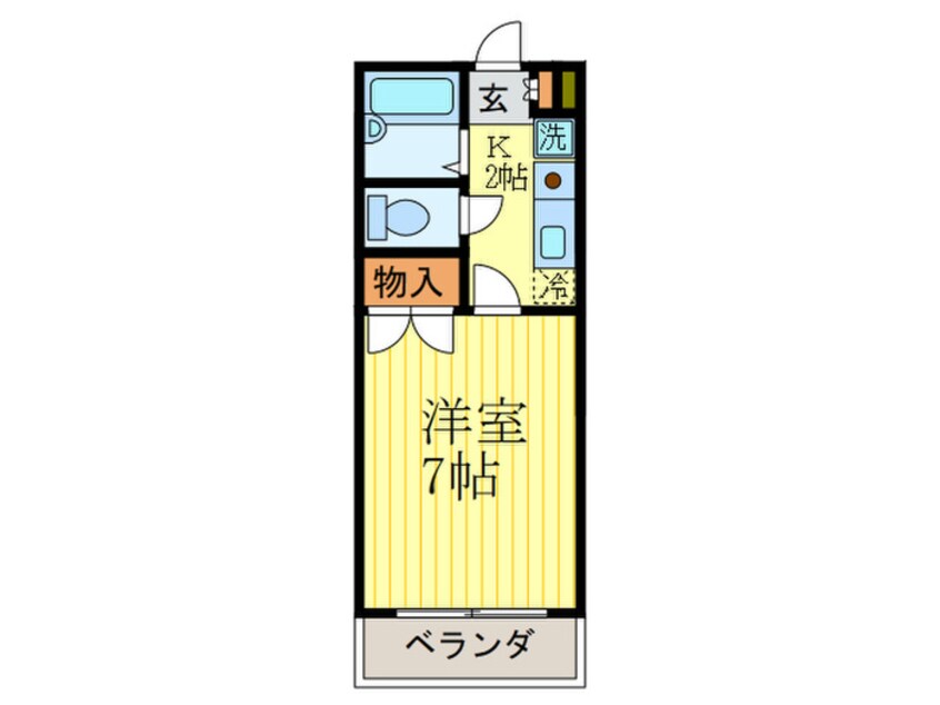 間取図 ハイツポポロ