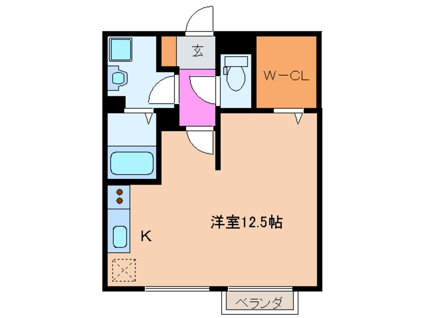 間取図 ヴィ－ブル和みＡ棟