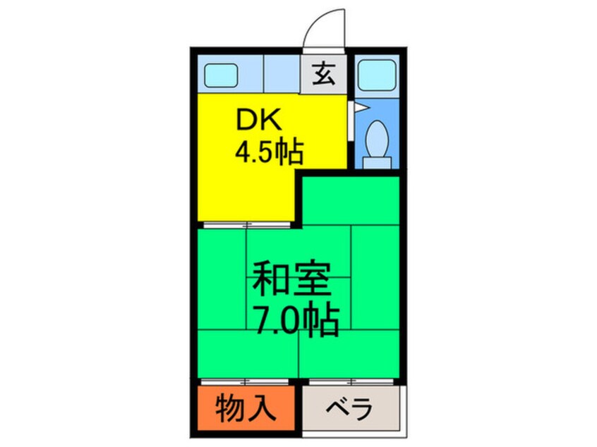 間取図 リバ－サイドマンション