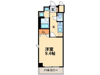 間取図 アスヴェル京都二条駅前Ⅱ(603)