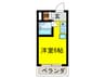 メゾンリオ 1Rの間取り