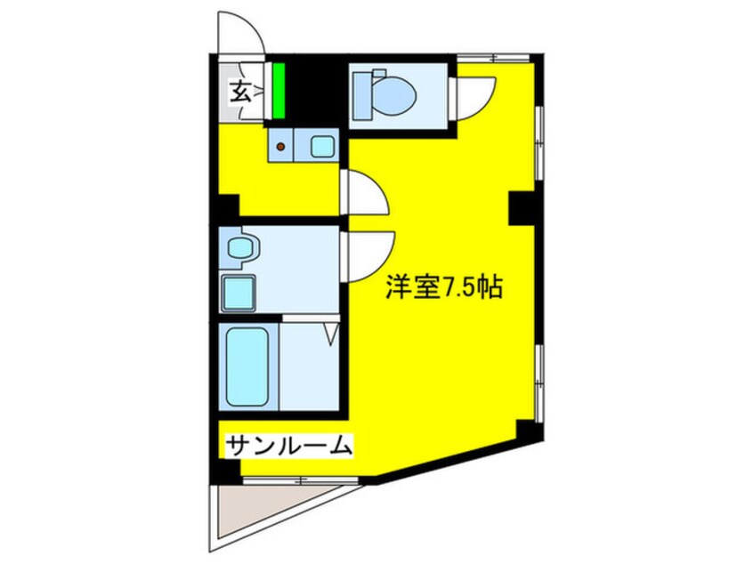 間取図 レディエント安立