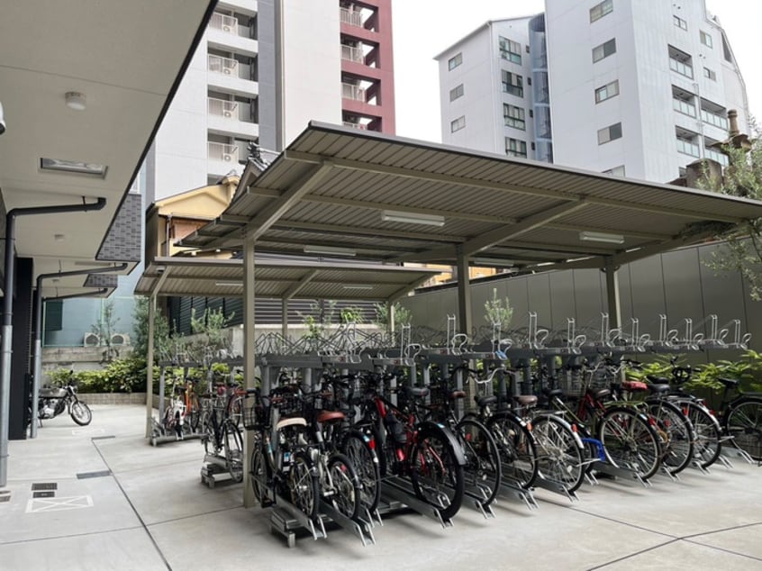 駐輪場 プレサンス谷町九丁目駅前(713)