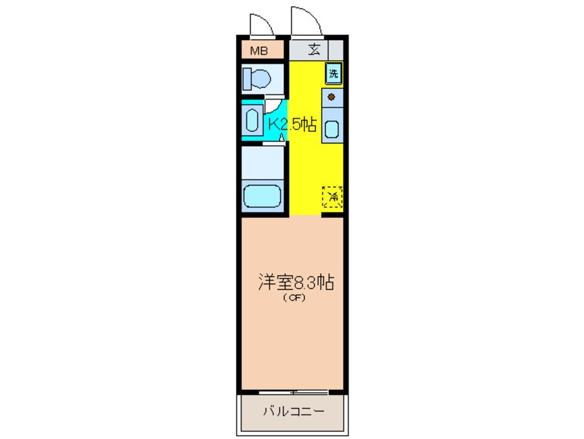 間取図 Ｌａｐｉｓ