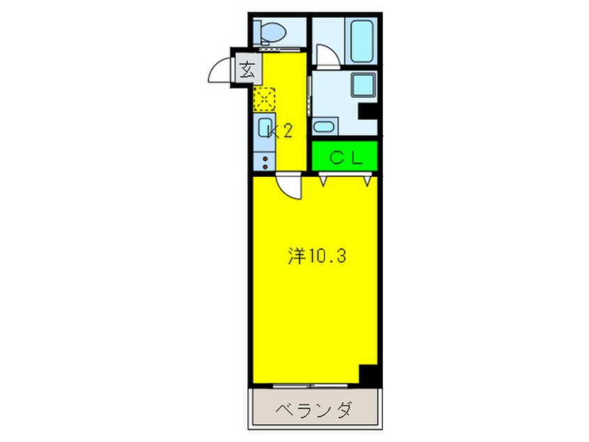 間取図 レクラン岸里東