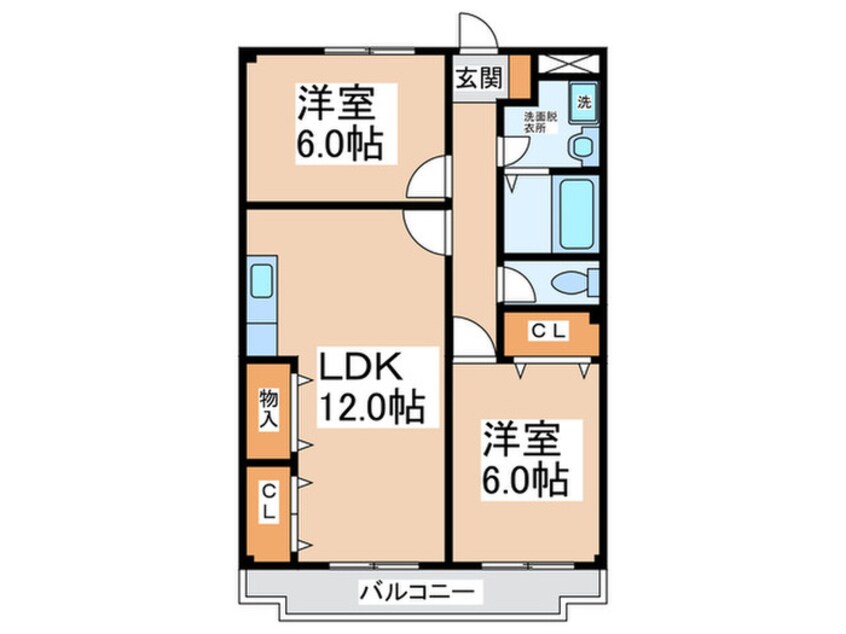 間取図 サンウェルヒルズ