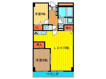 間取図 GEパークサイド