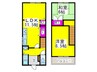 堺区緑町2丁貸家 2LDKの間取り