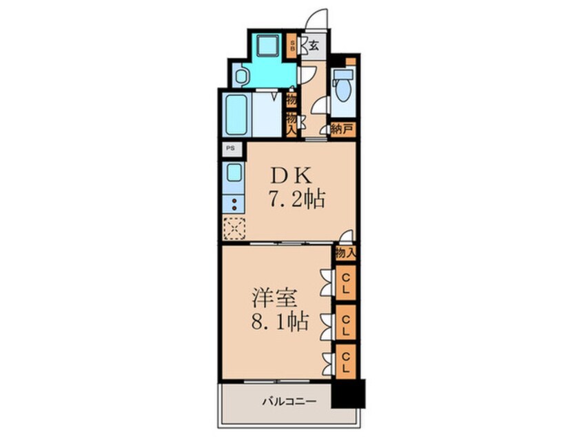 間取図 セイシア大拓２６