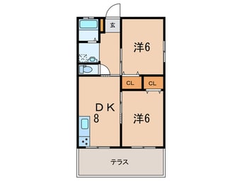 間取図 アリコヴェ－ル甲子園