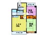 グレイシィＫ・Ｙ 2LDKの間取り