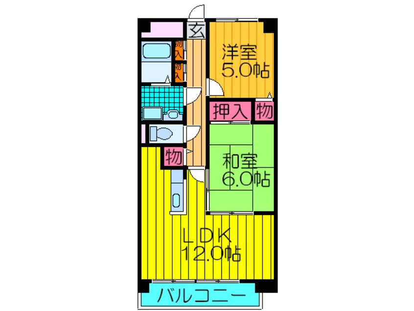 間取図 グレイシィＫ・Ｙ