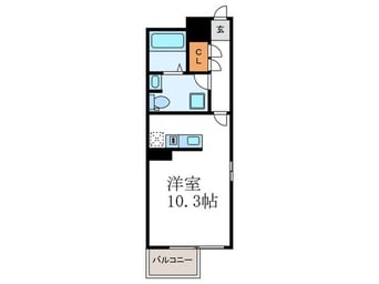 間取図 グランコスモ今出川