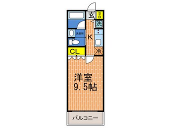 間取図 ﾘｰｶﾞﾙ神戸三宮ﾌﾗﾜｰﾛｰﾄﾞ(1102)