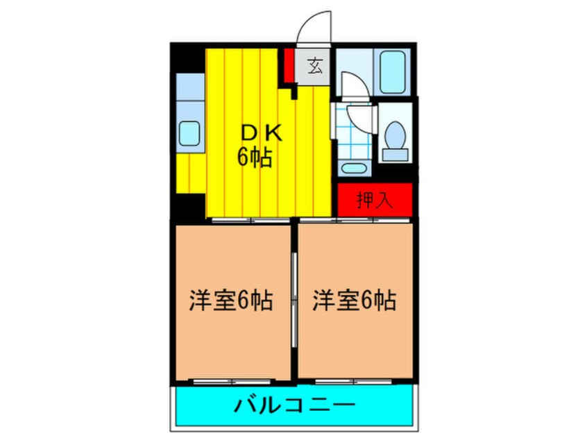 間取図 三幸ハイツ