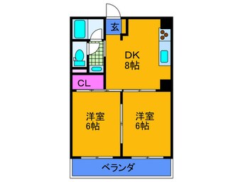 間取図 三幸ハイツ