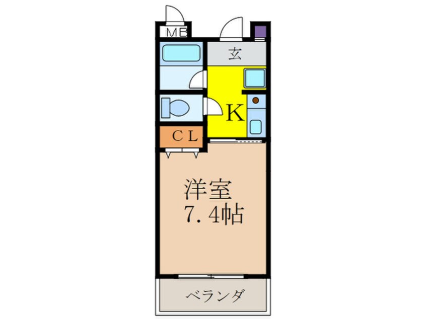 間取図 パル千里山