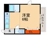エ－ル向陽 1Rの間取り
