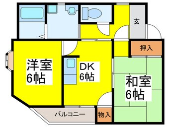 間取図 ツインビル森本１番館