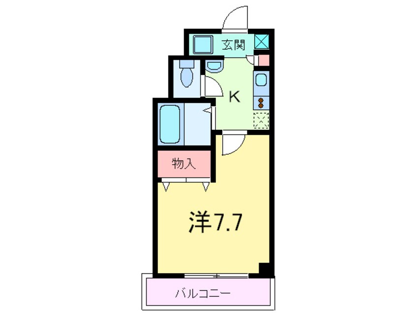 間取図 グラーツィア東灘