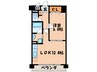 Ｃｏｚｙ　ｃｏｕｒｔ 1LDKの間取り