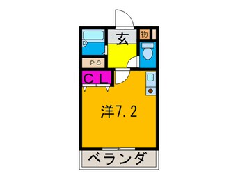 間取図 イズミ　ハイツ