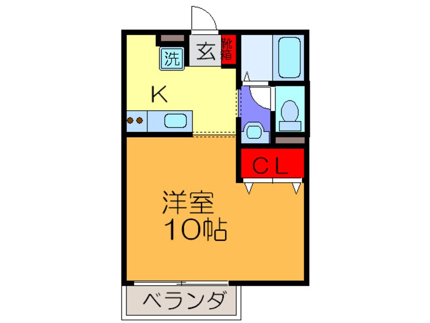 間取図 メゾンドゥエスポワ－ル