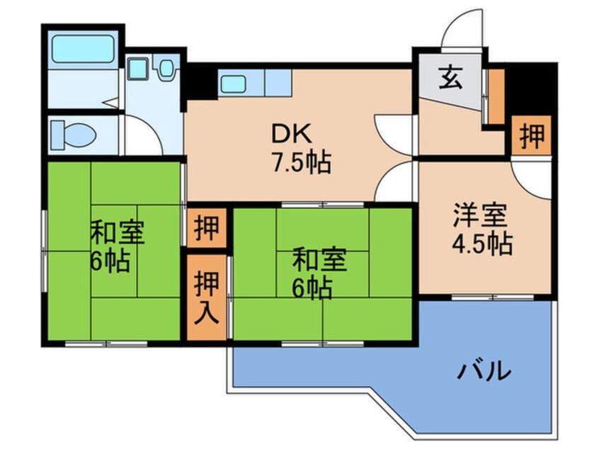 間取図 東邦マンション