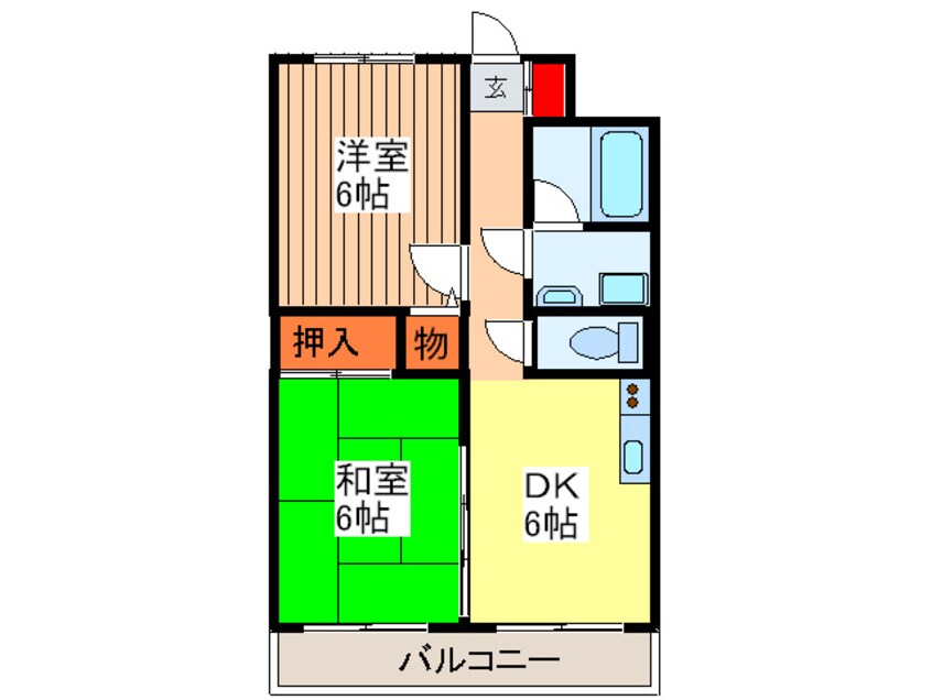 間取図 長谷マンション