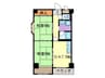 エントピア嵐山 2DKの間取り