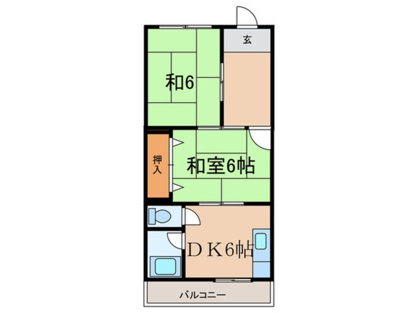間取図 道本グリーンハウス