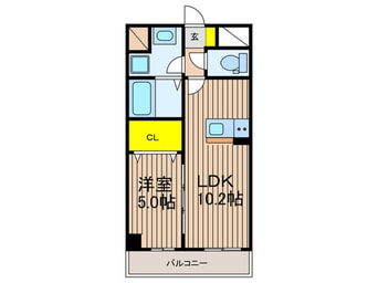 間取図 アライブ牧野