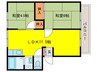 サンシティ蓮池Ｂ棟 2LDKの間取り