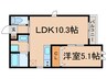 Plaisir西宮北口 1LDKの間取り