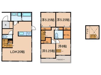 間取図 BLOOMINGMAISON西宮市名塩3丁目