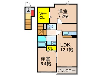 間取図 フラワータウン　カメリア