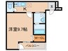 ﾌｼﾞﾊﾟﾚｽ阪急園田EASTⅠ番館 1Kの間取り