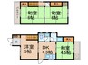 旭が丘3丁目戸建 4DKの間取り